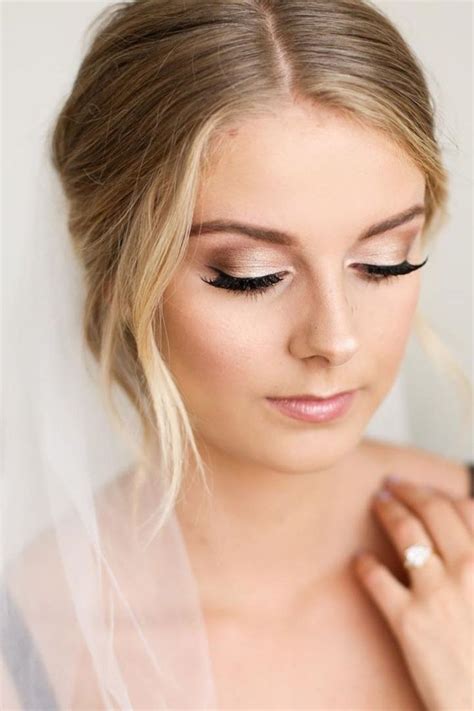 Awesome 50 Romantic Wedding Make Up Ideas For Brunette