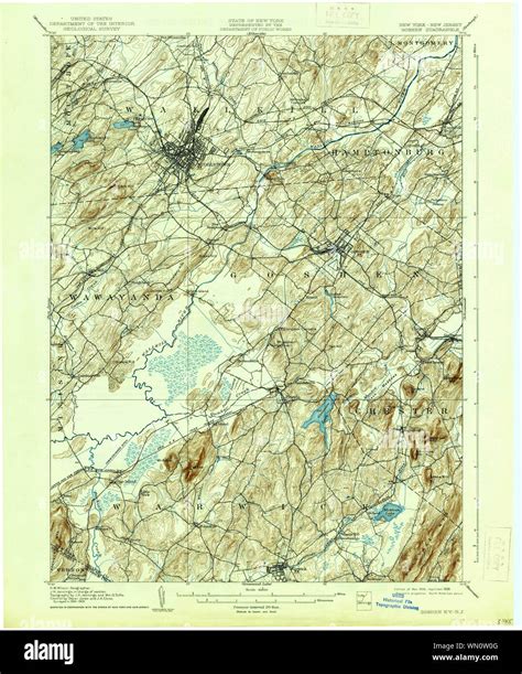 Map Of Goshen New York Hi Res Stock Photography And Images Alamy