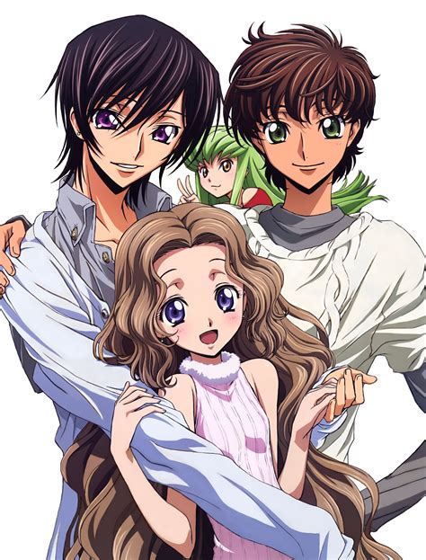 C C Lelouch Vi Britannia Kururugi Suzaku And Nunnally Vi Britannia