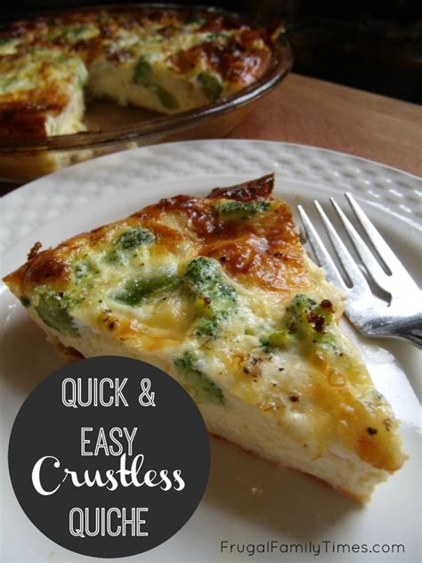 Quick And Easy Crustless Quiche Recipe For Mothers Day Or Any Day