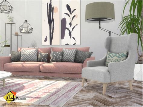 Troia Living Room By Onyxium At Tsr Sims 4 Updates