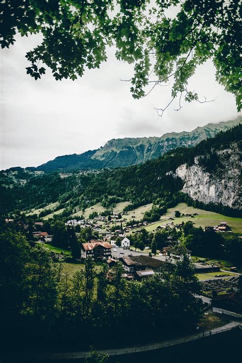 Lauterbrunnen Valley Switzerland For Swiss Landscape Hd Wallpaper