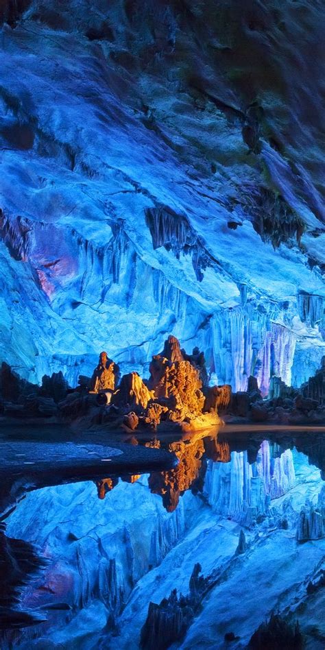 Reed Flute Cave Guilin China Underground Caves Scenic Guilin