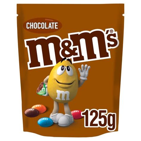 Mandms Chocolate Pouch 125g Tesco Groceries