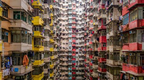 Aerial View Of Yick Fat Building Quarry Bay Hong Kong Residential