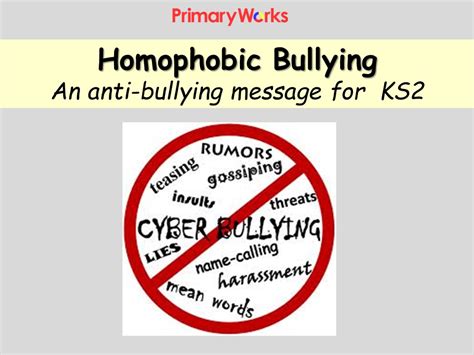 homophobic bullying powerpoint and resources for ks2 pshce lesson with lesson plan and