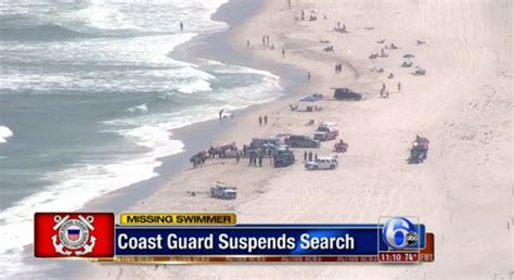 Coast Guard Suspends Search For Missing Swimmer