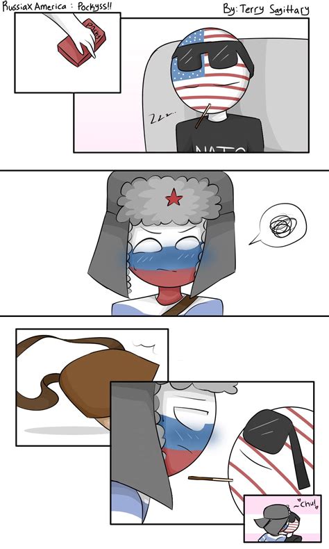 Russia X America By Terry Sagittary Countryhumans