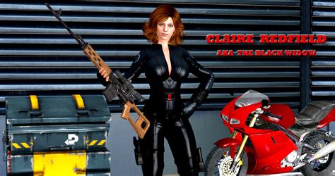 Claire Redfield Aka The Black Widow 9 4 2014 By Blw7920 On Deviantart