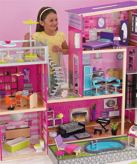 Kidkraft Uptown Dollhouse Barbie Doll House Barbie Dream House Doll