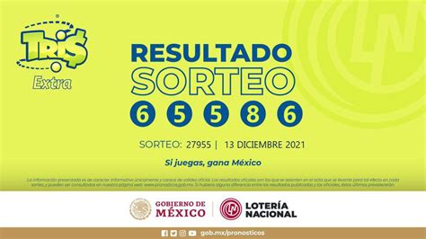 Resultados Lotería Tris Extra Hoy Ganadores Y Números Premiados 13 De Diciembre As México