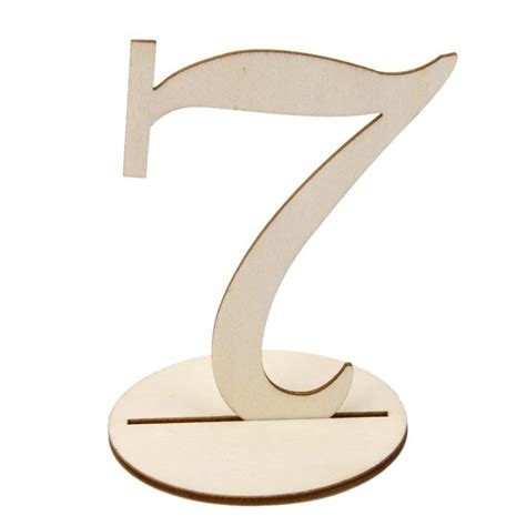 Table Numbers For Wedding Party Decorations Romantic