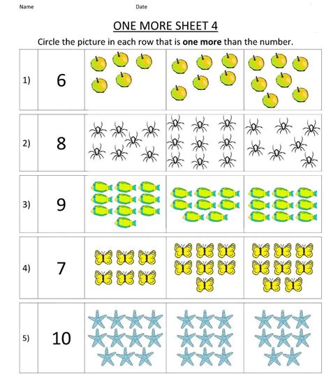 Free Printable Math Worksheets Kindergarten Montessori
