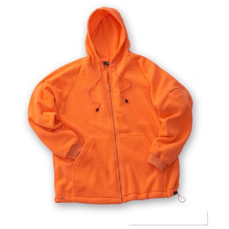 Huntworth Fleece Jacket Blaze Orange 116208 Blaze Orange And Blaze
