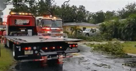 Severe Storms Leave Thousands In Florida Without Power Cbs News