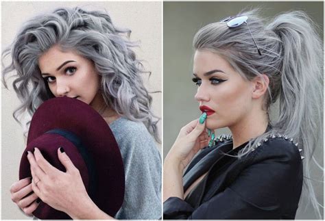 8 Ways You Know This Iconic Hair Dye Is For You Grey Hair Dye Grey Dyed Hair Grey Hair Color