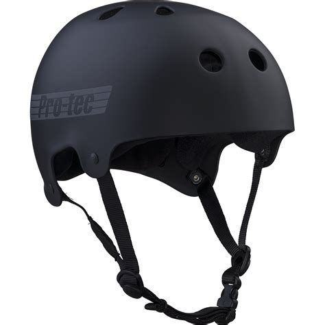 Pro Tec Old School Skate Helmet Matte Black Rumor Boardshop