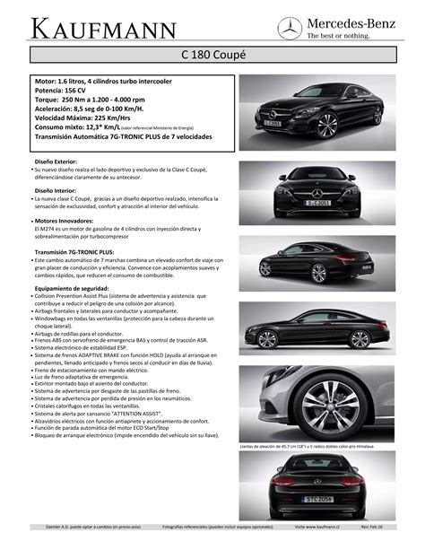 Nuevo Mercedes Benz Clase C Coup Pdf