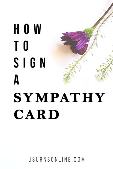 What are some things to say in a sympathy card. How to Sign a Sympathy Card » Urns | Online