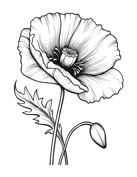 Free Printable Poppy Dreamscape Poppy Coloring Page For Kids And Adults