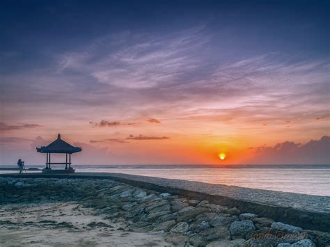 Wallpaper Sunrise Bali Island Sanur 4000x3000