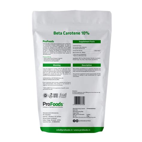 Buy Beta Carotene Supplements And Powder India