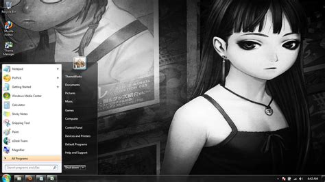 Anime Girls 32 Windows 7 Theme By Windowsthemes On Deviantart