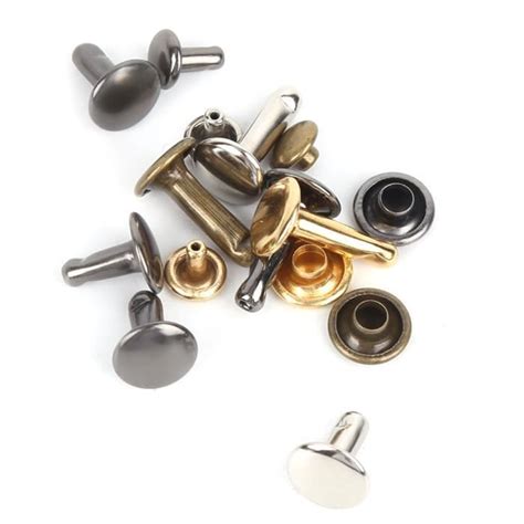 Msa Kits Rivets De Cuir Goujons Double Capuchon Avec Pinces Pour