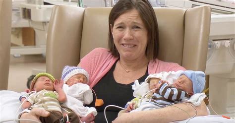 Mom Defies Odds And Gives Birth To Rare Set Quadruplets