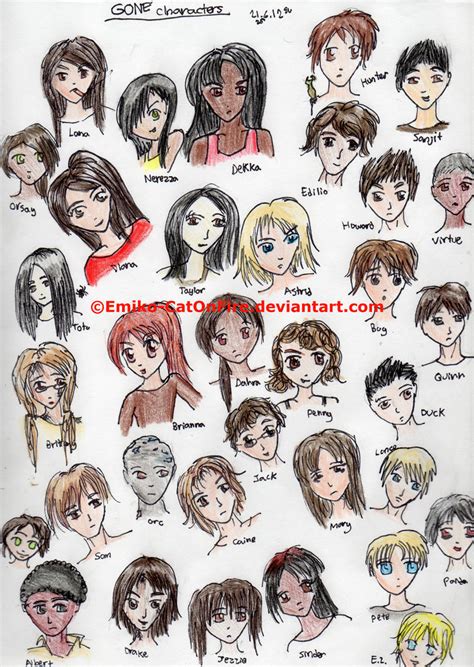 The Gone Characters By Emiko Catonfire On Deviantart