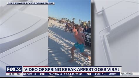 Video Shows Handcuffed Spring Breaker Running From Florida Police Cruiser Youtube