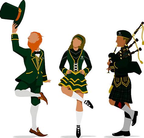 Royalty Free Irish Dancing Clip Art Vector Images And Illustrations Istock