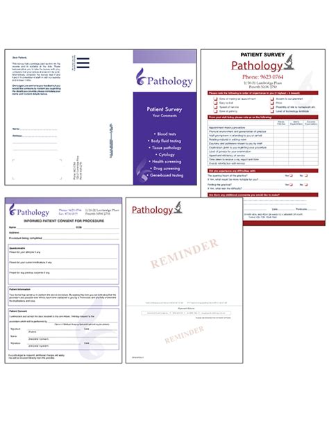 Pathology Referral Forms Printing Services Luxford Print