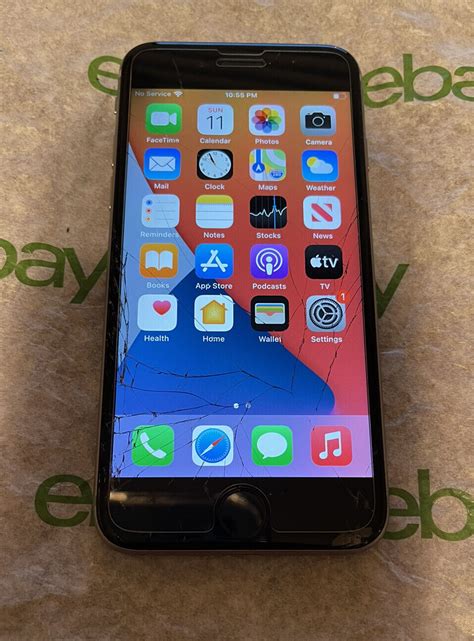 Apple Iphone 6s 128gb Silver Atandt A1633 Cdma Gsm For Sale