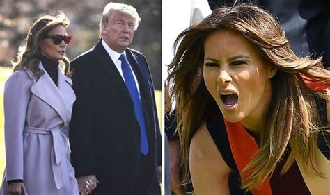 melania trump humiliated flotus suffers wardrobe malfunction as she lands in florida world