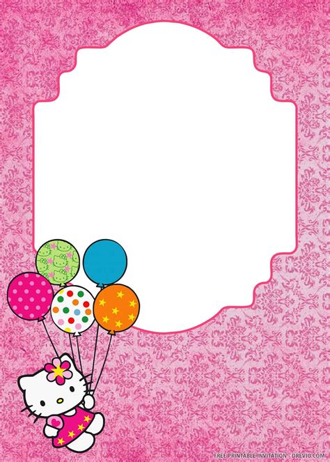 Hello Kitty Free Printable Template Printable Templates