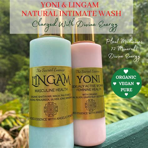 Yoni And Lingam Intimate Wash Natural Intimate Wash Tantric Etsy