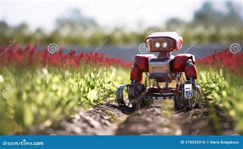 Robots For Automated Crop Maintenance With Gathering Information About