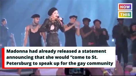 Russian Court Denies Issuing Madonna 1m Fine Over Pro Lgbtq Speech Youtube