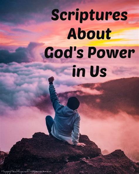 Scriptures About Gods Power In Us Happy Healthy And Prosperous In