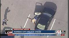 Watch Live Police Chase Suspect Through City Streets In Real Time