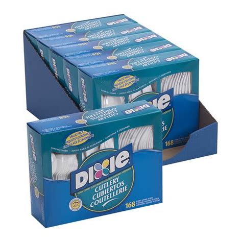 Dixie® Heavy Weight Disposable Plastic Forks Knives And Spoons Combo