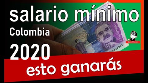 Salario mínimo mensual 2020 en colombia. En cuánto quedó el SALARIO MÍNIMO en COLOMBIA para 2020 ...