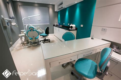 Projeto De Consultório Odontológico Por Felipe Saia Arquitetura Dental Office Design Dental