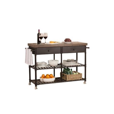Casselberry Kitchen Cart With Casters 48 Wide By Hillsdale Furniture