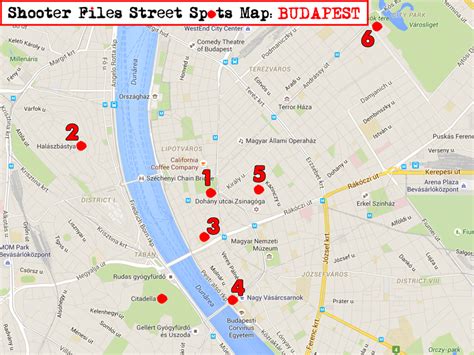 Map of budapest, hungary and budapest travel guide. City Street Guides by f.d. walker: A Street Photography ...