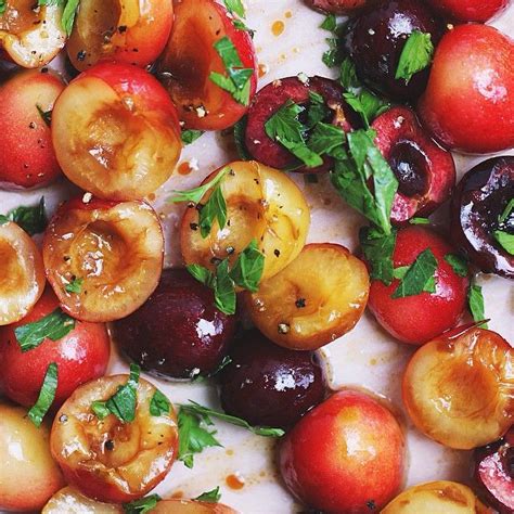 Savory Roasted Cherries Withfoodandlove Roasted Cherry Savory