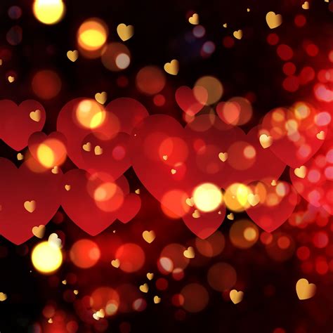 Download Wallpaper Hearts Red Love Background Romantic Hearts