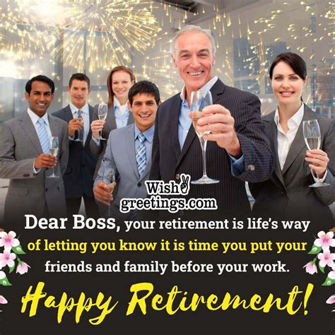 Happy Retirement Messages For Boss Wish Greetings