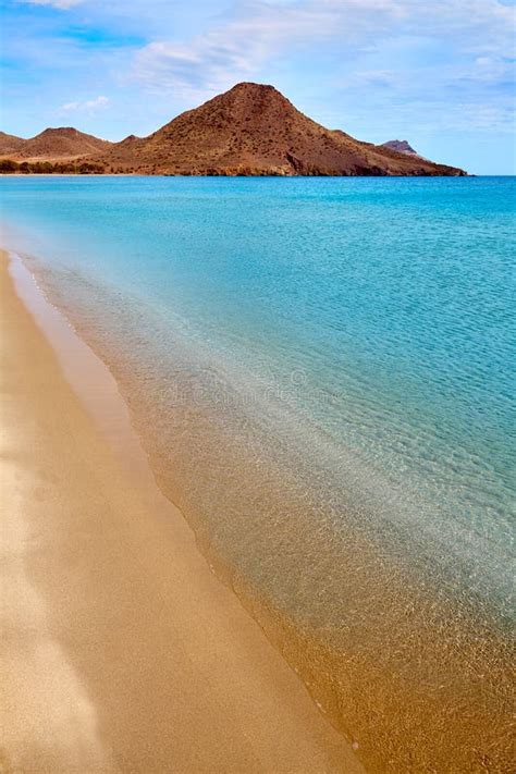 Almeria Playa Los Genoveses Beach Cabo De Gata Stock Image Image Of Blue Summer